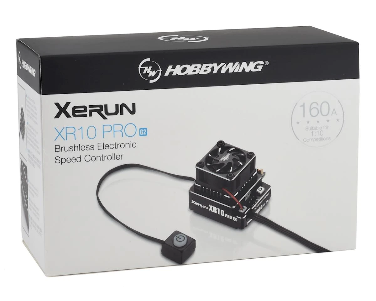Hobbywing Xerun XR10 Pro G2 160A Sensored Brushless ESC (Stealth) 6 Hobbywing Xerun XR10 Pro G2 160A Sensored Brushless ESC (Stealth) - Image 4