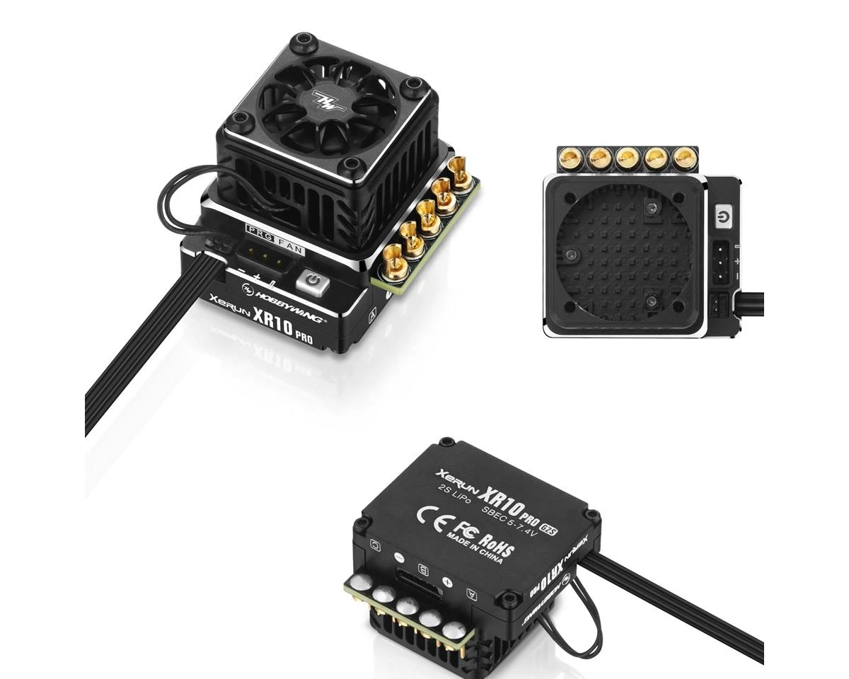 Hobbywing Xerun XR10 Pro G2S 160A Sensored Brushless ESC (Stealth) 6 Hobbywing Xerun XR10 Pro G2S 160A Sensored Brushless ESC (Stealth) - Image 4