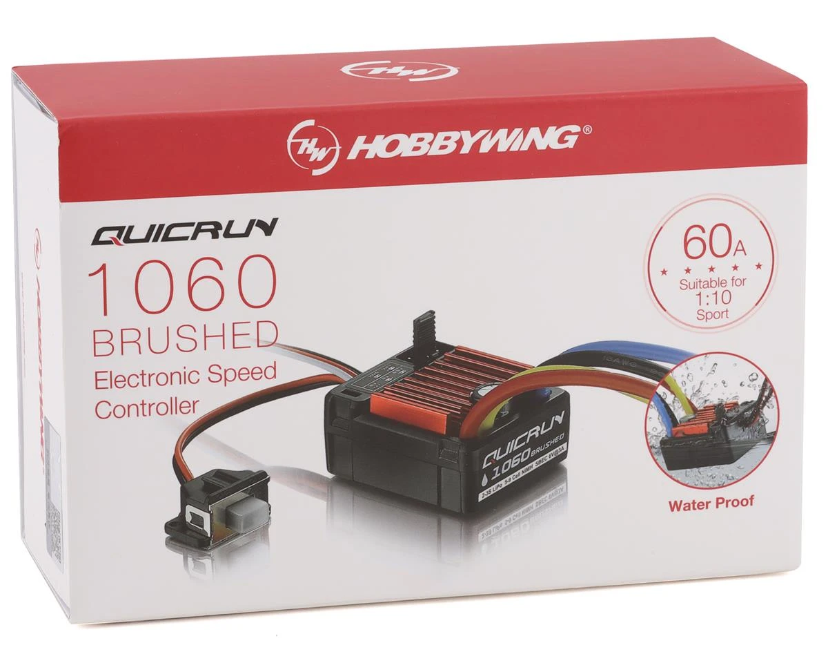 Hobbywing Quicrun 1060 1/10 Brushed ESC 5 Hobbywing Quicrun 1060 1/10 Brushed ESC - Image 3