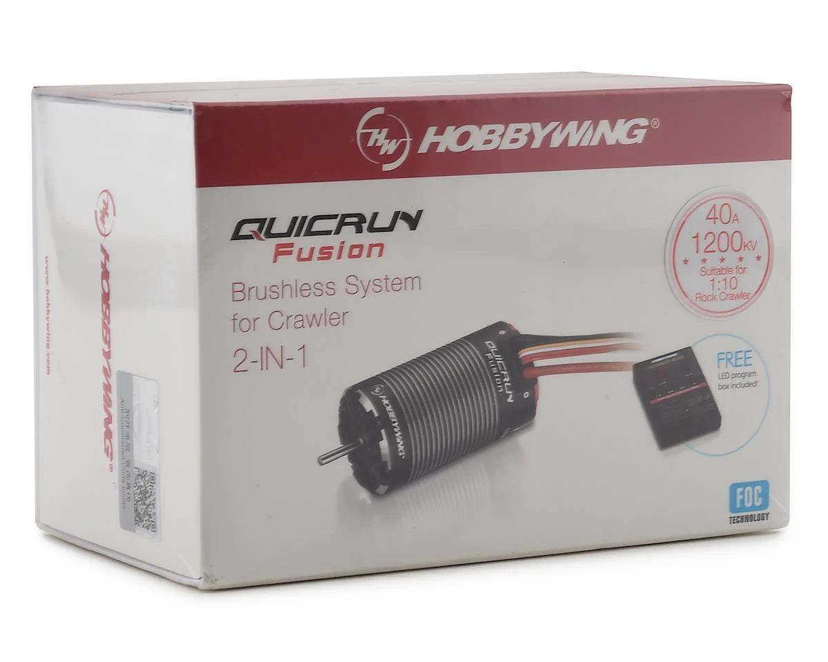Hobbywing QuicRun Fusion FOC 2-in-1 ESC & Motor System (1200Kv) 5 Hobbywing QuicRun Fusion FOC 2-in-1 ESC & Motor System (1200Kv) - Image 3
