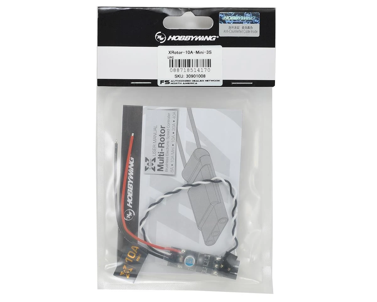 Hobbywing XRotor 10 Amp Mini Multi-Rotor Brushless ESC 3 Hobbywing XRotor 10 Amp Mini Multi-Rotor Brushless ESC - Image 2