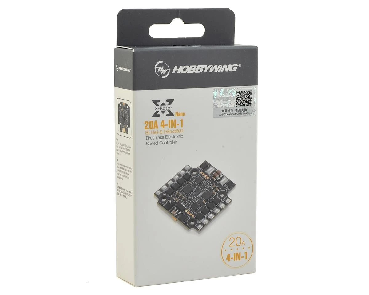 Hobbywing XRotor Nano 20A 4-in-1 BLHeli_S ESC 5 Hobbywing XRotor Nano 20A 4-in-1 BLHeli_S ESC - Image 3