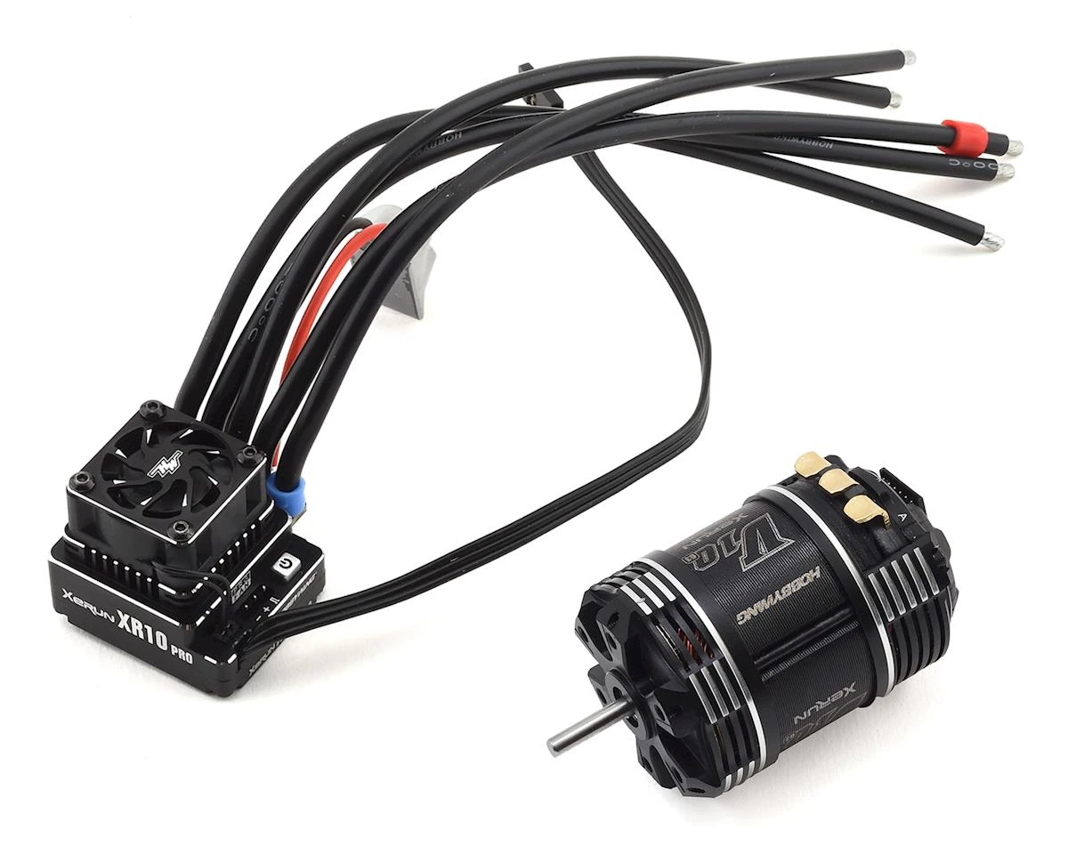 Hobbywing XR10 Pro G2 Sensored Brushless ESC/V10 G3 Motor Combo (4.5T) 3 Hobbywing XR10 Pro G2 Sensored Brushless ESC/V10 G3 Motor Combo (4.5T)