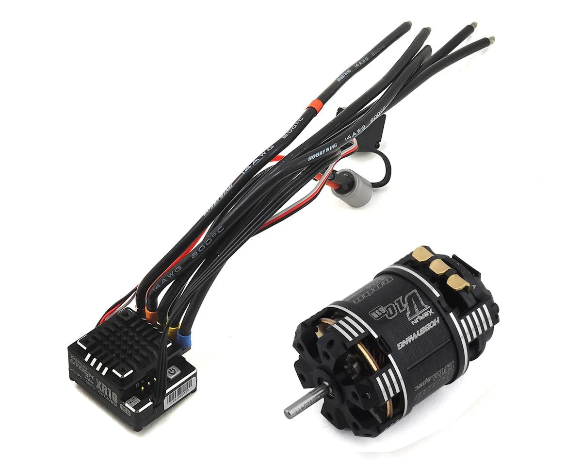Hobbywing XR10 Pro Stock Spec 2S Sensored Brushless ESC/V10 G3R Combo (13.5T) 3 Hobbywing XR10 Pro Stock Spec 2S Sensored Brushless ESC/V10 G3R Combo (13.5T)