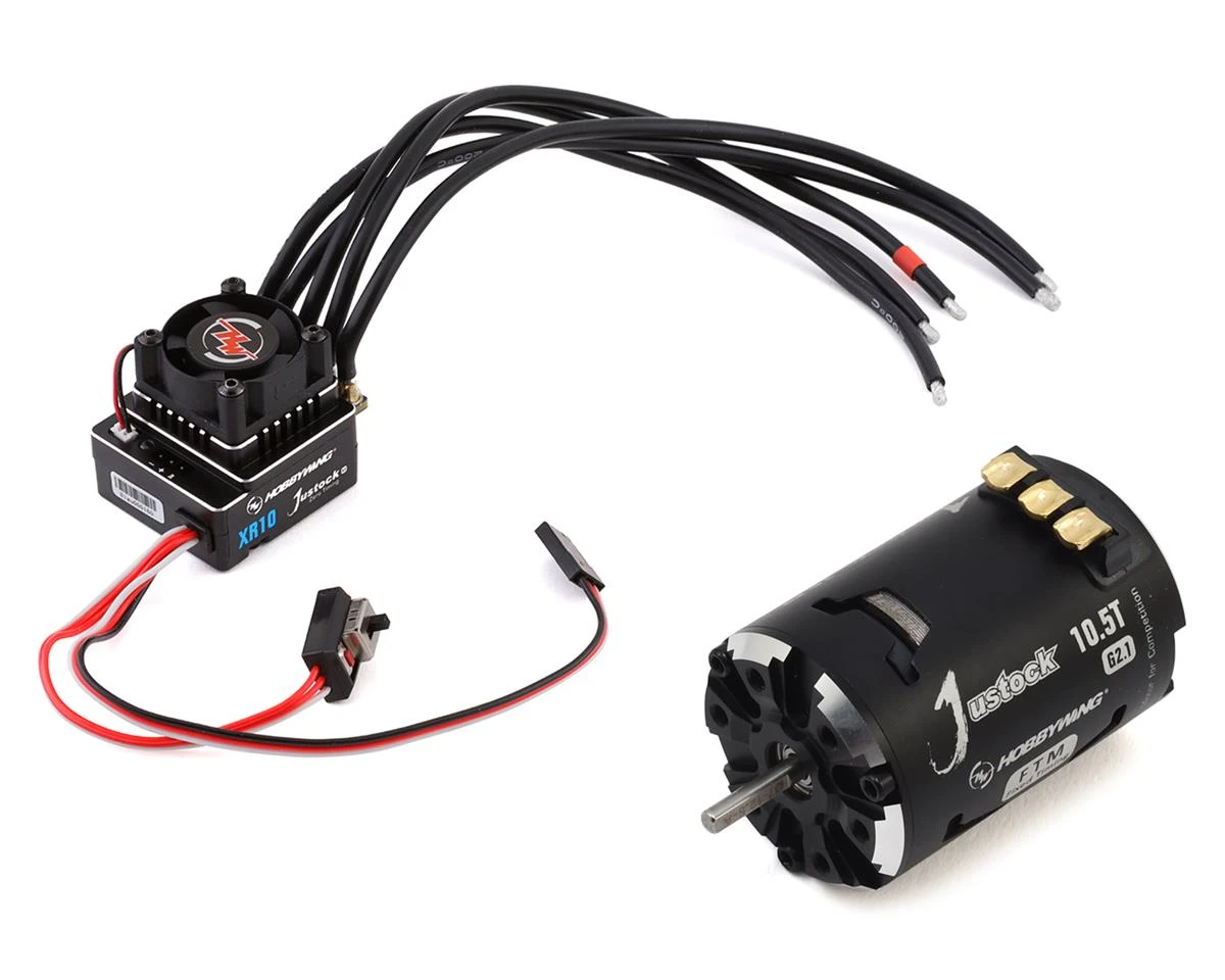 Hobbywing XR10 Justock G3 Sensored Brushless ESC/SD G2.1 Motor Combo (10.5T) 3 Hobbywing XR10 Justock G3 Sensored Brushless ESC/SD G2.1 Motor Combo (10.5T)