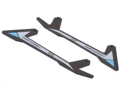 OMP Hobby 3D Carbon Fiber Skid (Blue)