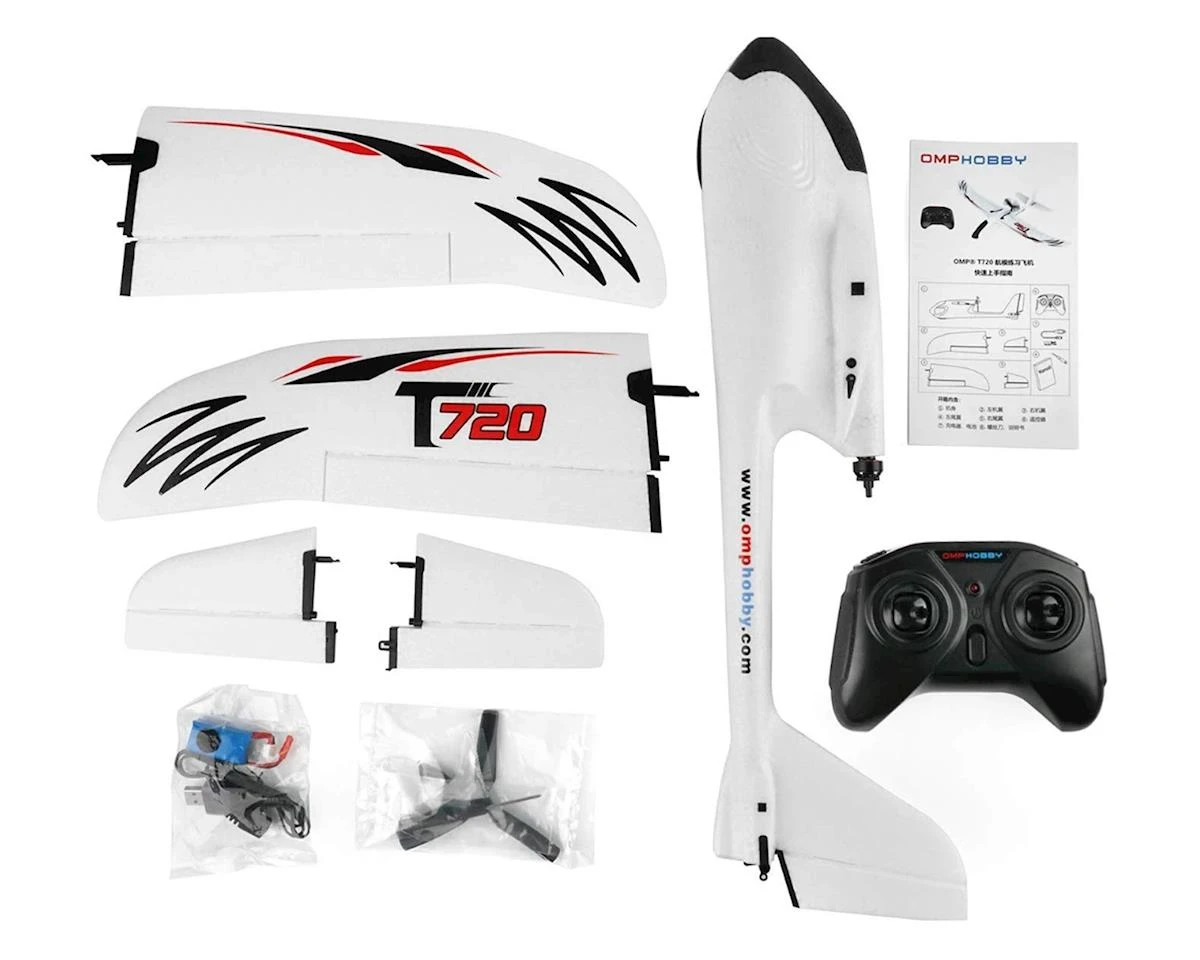 OMP Hobby T720 Electric RTF Airplane (716mm) 4 OMP Hobby T720 Electric RTF Airplane (716mm) - Image 2